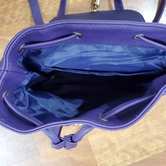 Monet  purple backpack Purse - Picture 4 of 4